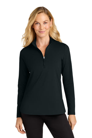 Port Authority LK880 Women's C-FREE Double Knit 1/4-Zip - 