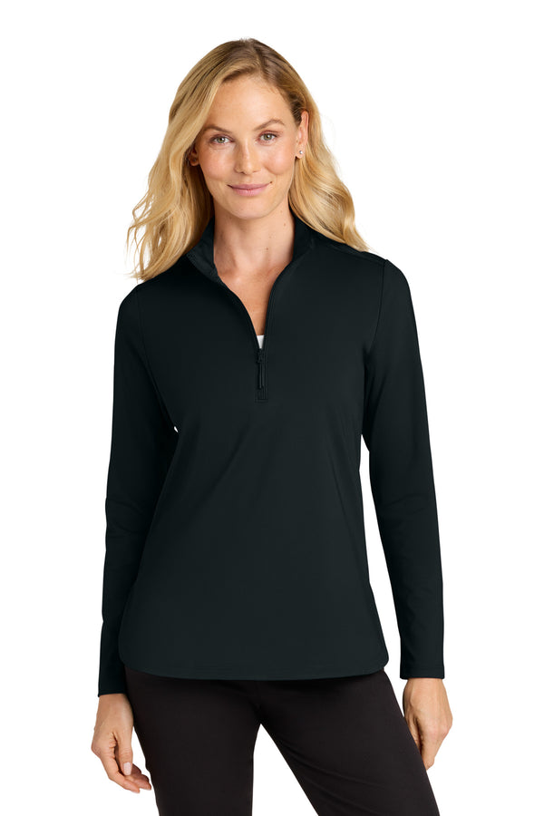 Port Authority LK880 Women's C-FREE Double Knit 1/4-Zip