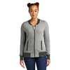 New Era LNEA503 Women's French Terry Baseball Full-Zip