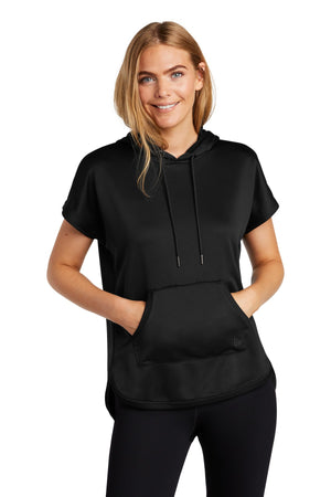 New Era LNEA533 Women's Performance Terry Short Sleeve Hoodie - 