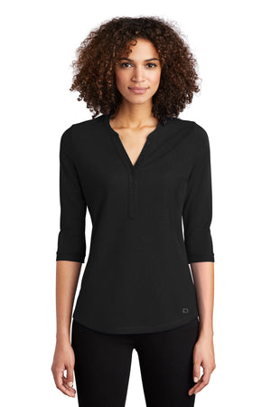 OGIO LOG104 Women's Jewel Henley - 