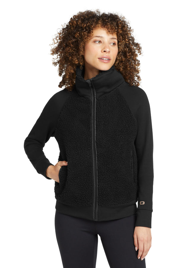 OGIO LOG815 Women's Luuma Sherpa Full-Zip