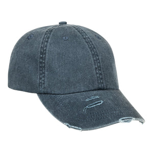 Adams LP108 Distressed Classic Pigment-Dyed Dad Cap - 
