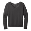 Port & Company LPC098V Women's Beach Wash® Garment-Dyed V-Neck Sweatshirt
