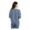 Port & Company LPC098V Women's Beach Wash® Garment-Dyed V-Neck Sweatshirt
