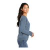 Port & Company LPC098V Women's Beach Wash® Garment-Dyed V-Neck Sweatshirt