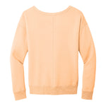 Port & Company LPC098V Women's Beach Wash® Garment-Dyed V-Neck Sweatshirt
