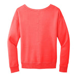 Port & Company LPC098V Women's Beach Wash® Garment-Dyed V-Neck Sweatshirt