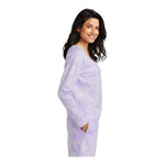 Port & Company LPC140V Women's Beach Wash® Cloud Tie-Dye V-Neck Sweatshirt