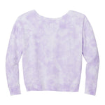 Port & Company LPC140V Women's Beach Wash® Cloud Tie-Dye V-Neck Sweatshirt