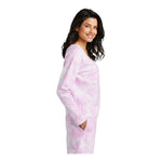 Port & Company LPC140V Women's Beach Wash® Cloud Tie-Dye V-Neck Sweatshirt