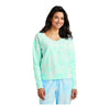 Port & Company LPC140V Women's Beach Wash® Cloud Tie-Dye V-Neck Sweatshirt