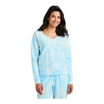Port & Company LPC140V Women's Beach Wash® Cloud Tie-Dye V-Neck Sweatshirt