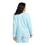 Port & Company LPC140V Women's Beach Wash® Cloud Tie-Dye V-Neck Sweatshirt