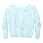 Port & Company LPC140V Women's Beach Wash® Cloud Tie-Dye V-Neck Sweatshirt
