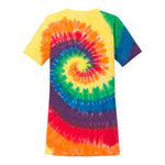Port & Company LPC147V Women's Tie-Dye V-Neck Tee