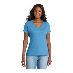 Port & Company LPC381V Women's Performance Blend V-Neck Tee - 