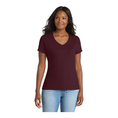 Port & Company LPC381V Women's Performance Blend V-Neck Tee - 