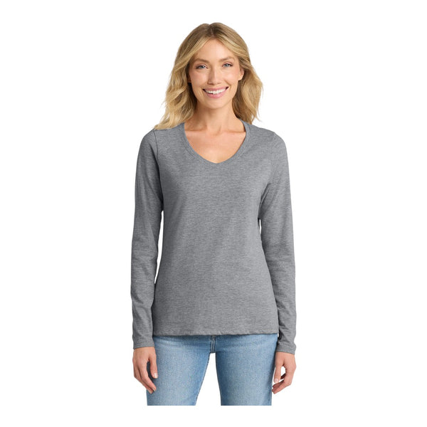 Port & Company LPC450VLS Women’s Long Sleeve Fan Favorite V-Neck Tee