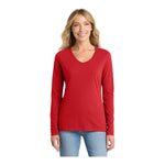 Port & Company LPC450VLS Women’s Long Sleeve Fan Favorite V-Neck Tee