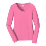 Port & Company LPC450VLS Women’s Long Sleeve Fan Favorite V-Neck Tee