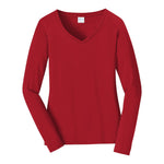 Port & Company LPC450VLS Women’s Long Sleeve Fan Favorite V-Neck Tee