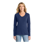 Port & Company LPC450VLS Women’s Long Sleeve Fan Favorite V-Neck Tee