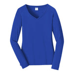 Port & Company LPC450VLS Women’s Long Sleeve Fan Favorite V-Neck Tee