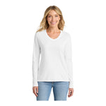 Port & Company LPC450VLS Women’s Long Sleeve Fan Favorite V-Neck Tee