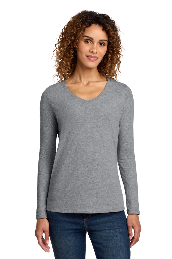 Port & Co LPC450VLS Women's Long Sleeve Fan Favorite V-Neck Tee