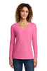 Port & Co LPC450VLS Women's Long Sleeve Fan Favorite V-Neck Tee