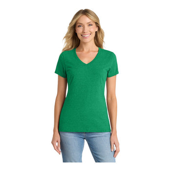 Port & Company LPC455V Women's Fan Favorite™ Blend V-Neck Tee
