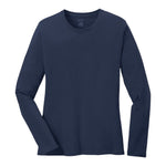 Port & Company LPC54LS Women's Long Sleeve Core Cotton Tee