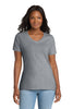 Port & Co LPC54V Women's Core Cotton V-Neck Tee