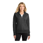 Port & Company LPC78ZH Women's Core Fleece Full-Zip Hooded Sweatshirt