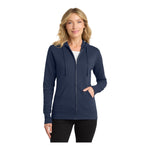 Port & Company LPC78ZH Women's Core Fleece Full-Zip Hooded Sweatshirt