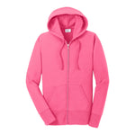 Port & Company LPC78ZH Women's Core Fleece Full-Zip Hooded Sweatshirt