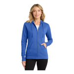 Port & Company LPC78ZH Women's Core Fleece Full-Zip Hooded Sweatshirt