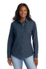 Port & Co LSP10 Women's Long Sleeve Value Denim Shirt