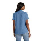 Port & Company LSP11 Women's Short Sleeve Value Denim Shirt
