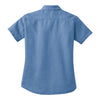 Port & Company LSP11 Women's Short Sleeve Value Denim Shirt