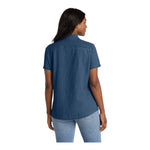 Port & Company LSP11 Women's Short Sleeve Value Denim Shirt