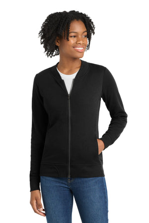 Sport-Tek LST274 Women's Lightweight French Terry Bomber - 