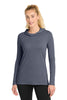 Sport-Tek LST406 Women's PosiCharge Tri-Blend Wicking Long Sleeve Hoodie