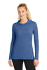 Sport-Tek LST406 Women's PosiCharge Tri-Blend Wicking Long Sleeve Hoodie