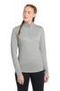 Sport-Tek LST407 Women's PosiCharge Tri-Blend Wicking 1/4-Zip Pullover