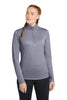 Sport-Tek LST407 Women's PosiCharge Tri-Blend Wicking 1/4-Zip Pullover