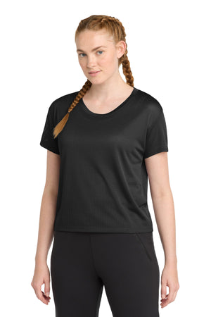 Sport-Tek LST411 Women's PosiCharge Draft Crop Tee - 