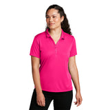 Sport-Tek LST550 Ladies PosiCharge Competitor Polo - Pink Raspberry