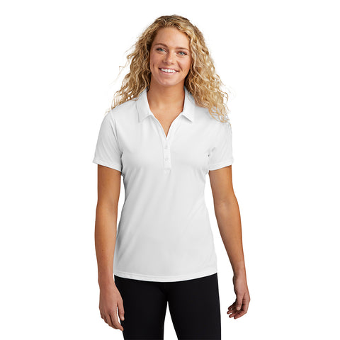 Sport-Tek LST550 Ladies PosiCharge Competitor Polo - White